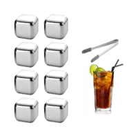 Whiskey Stones (8 Stainless Steel)